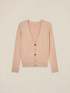 V-neck cardigan in viscose blend image number 3