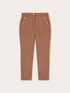 Pantalon regular avec des boutons métalliques image number 4