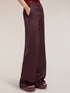 Wide-leg trousers in linen blend image number 3