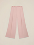 Palazzo pants in fluid fabric image number 4