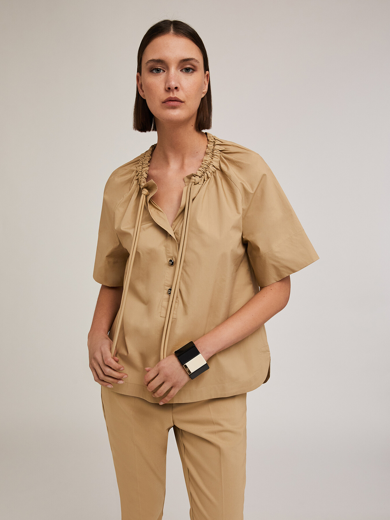 Camicia con coulisse image number 0