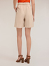 Viscose shorts with pleats image number 1