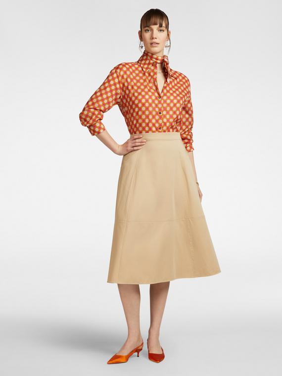 Flared skirt