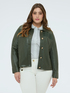 Bikerjacke mit geflochtenem Einsatz image number 0