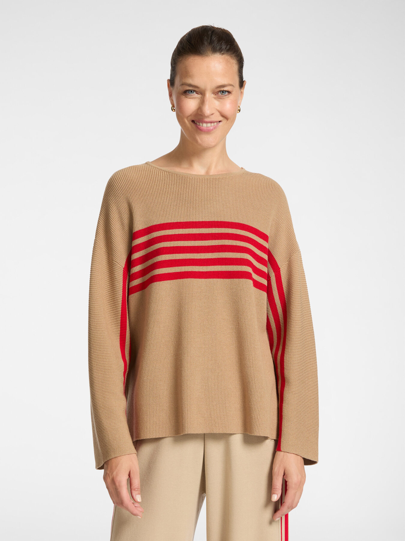 Pull sportif avec col amovible image number 0