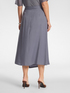 Asymmetric midi skirt in lyocell image number 1