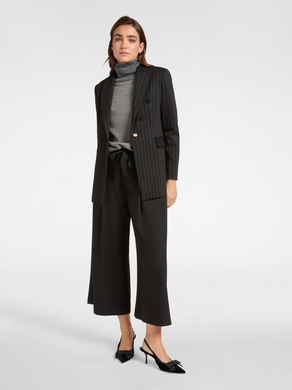 Pantalon large avec ceinture