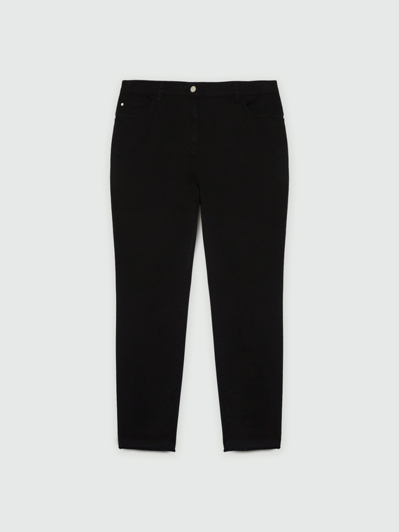 Skinny-Hose aus Baumwolle