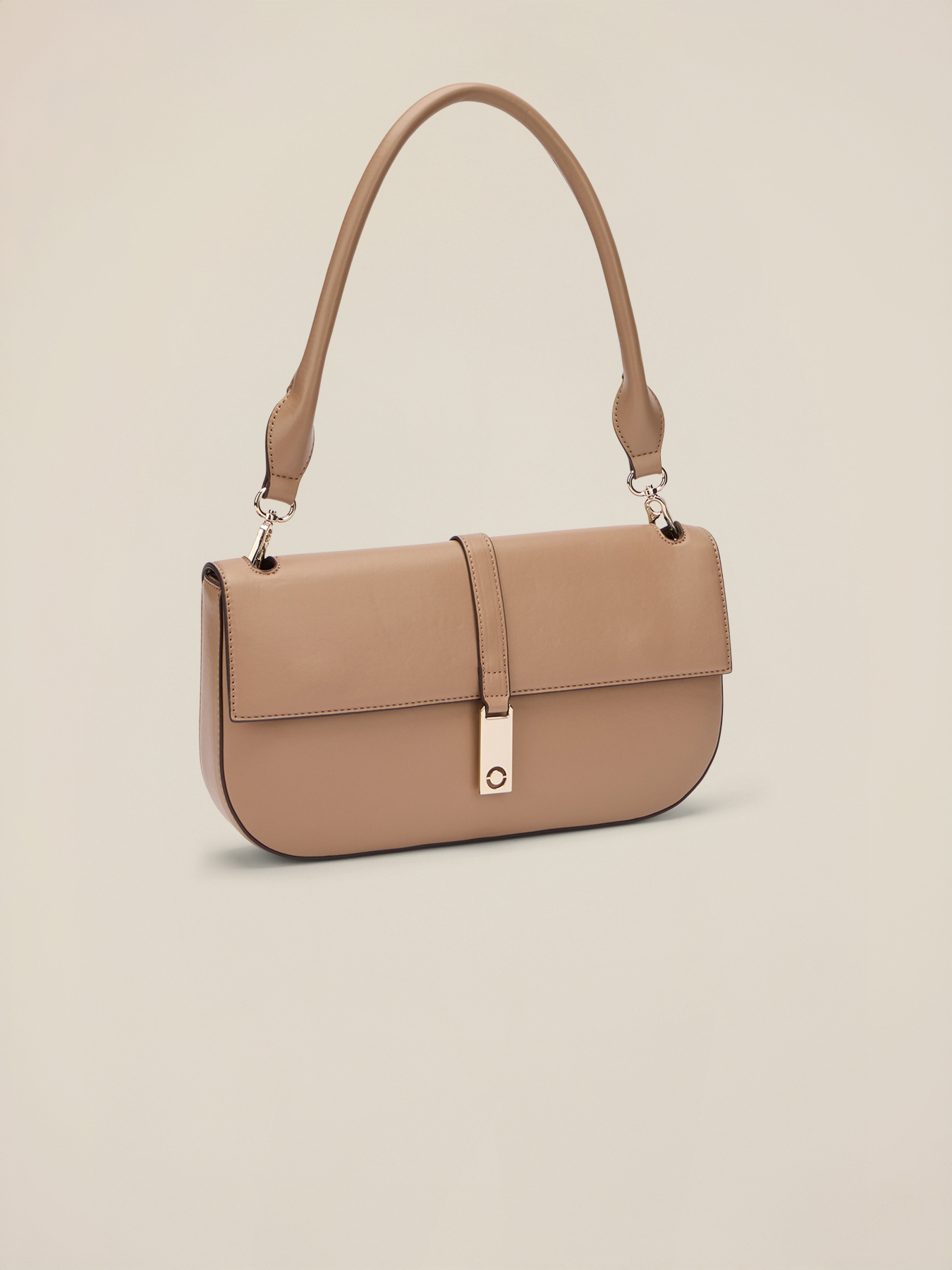 Bolso bandolera con cierre metálico image number 3