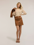 Georgette shirt with military details image number 0