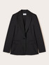 Einreihiger Blazer aus Viskosemischung image number 4
