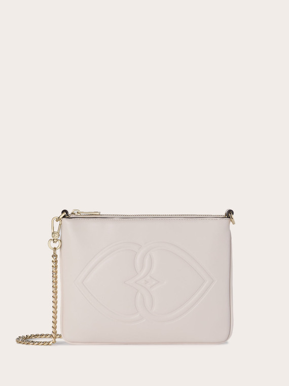 Pochette plate en tissu enduit