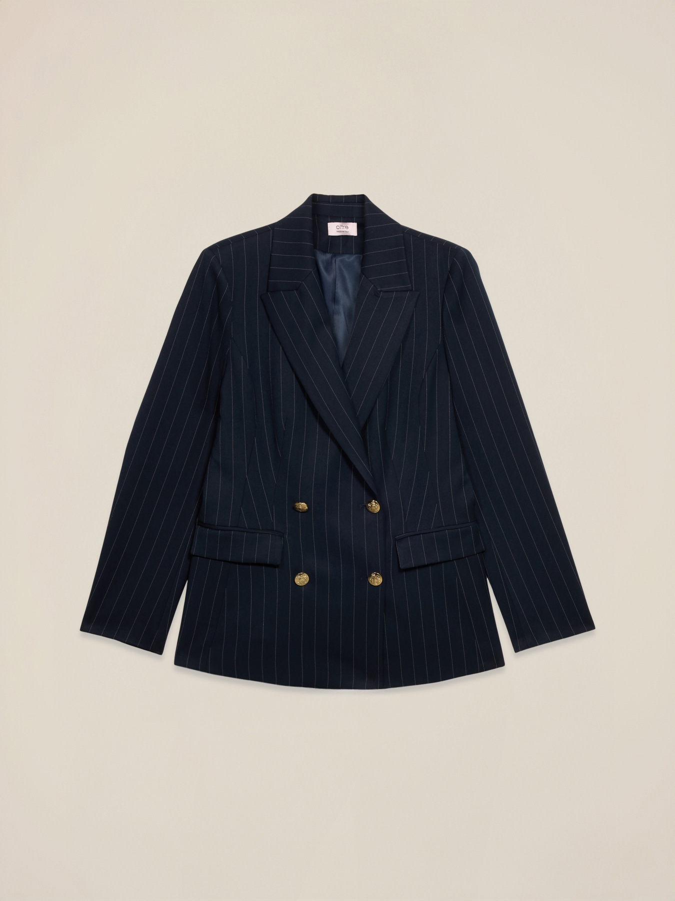 Blazer doppiopetto gessato image number 4
