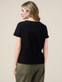 Cotton T-shirt with jewel embroidery image number 1
