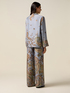 Patterned satin shirt image number 1
