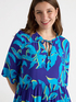 Robe à fleurs en viscose LENZING™ ECOVERO™ image number 2