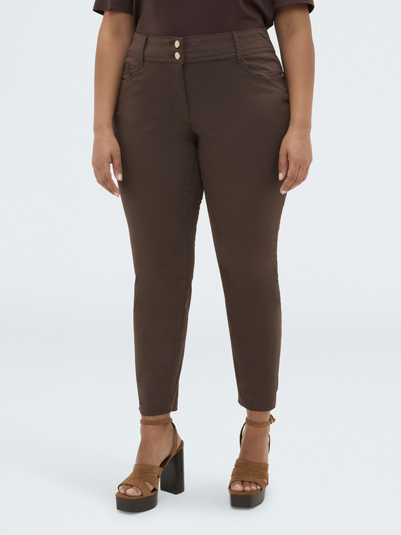 Skinny-Hose aus Baumwolle