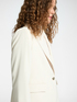 Single-breasted blazer in crepe fabric image number 3