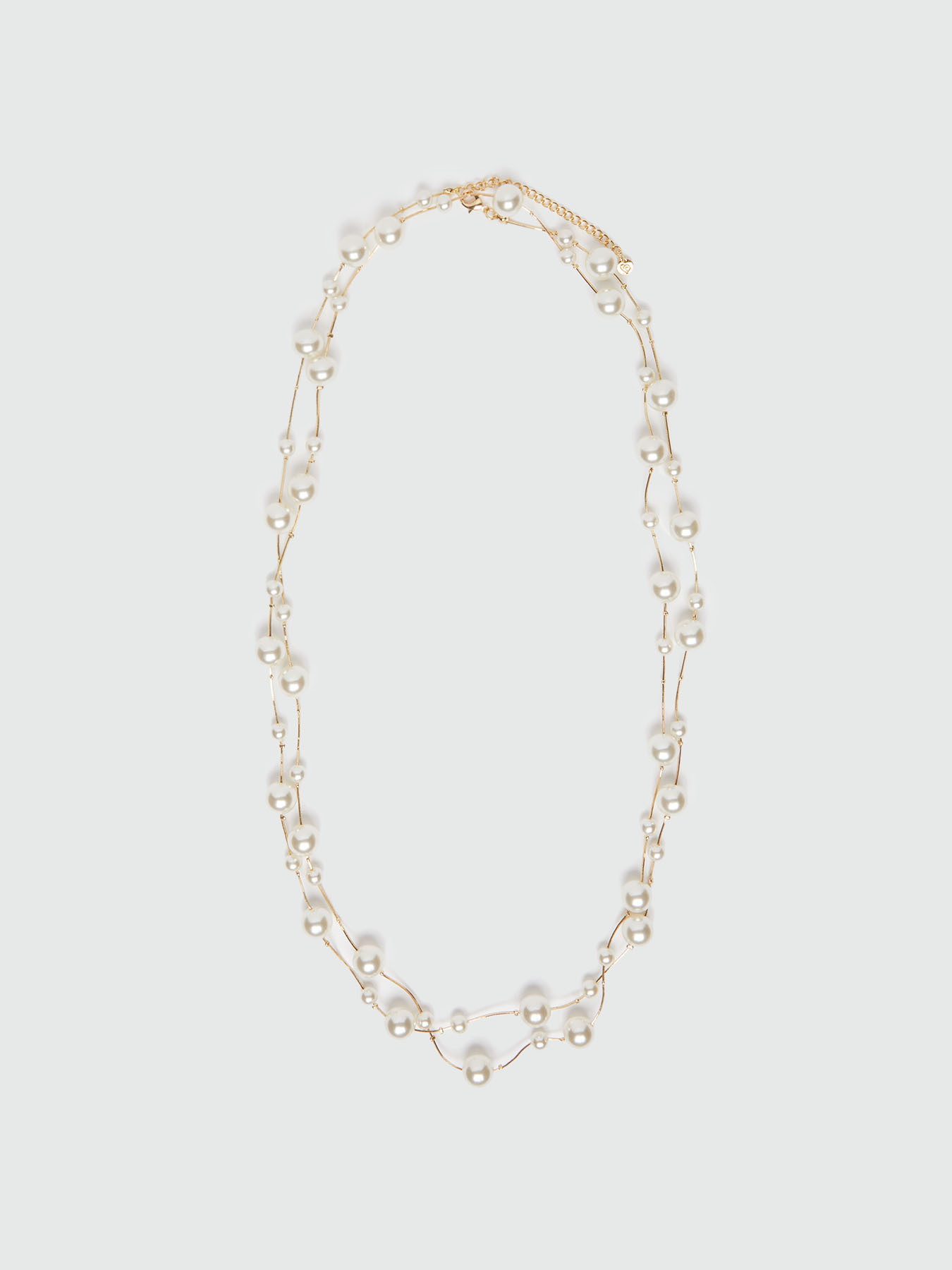 Collana lunga con perle image number 0