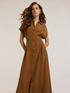 Vestito lungo chemisier in viscosa image number 2