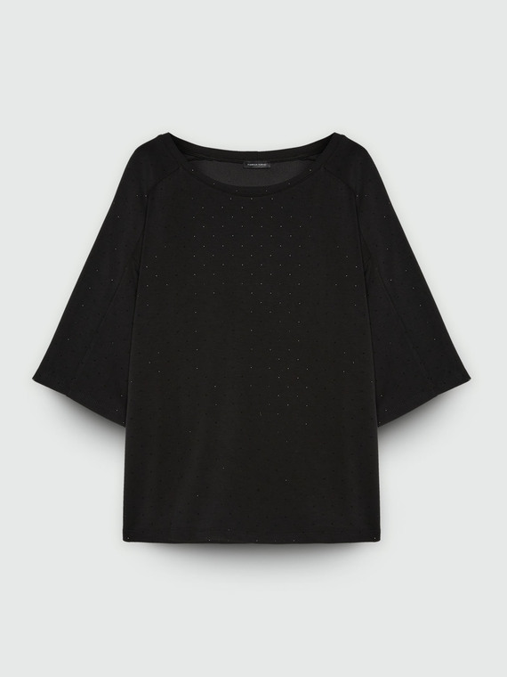 Sweatshirt mit Strass