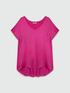 T-Shirt aus Satin und Jersey image number 4