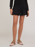 Short pleated knit skirt image number 2