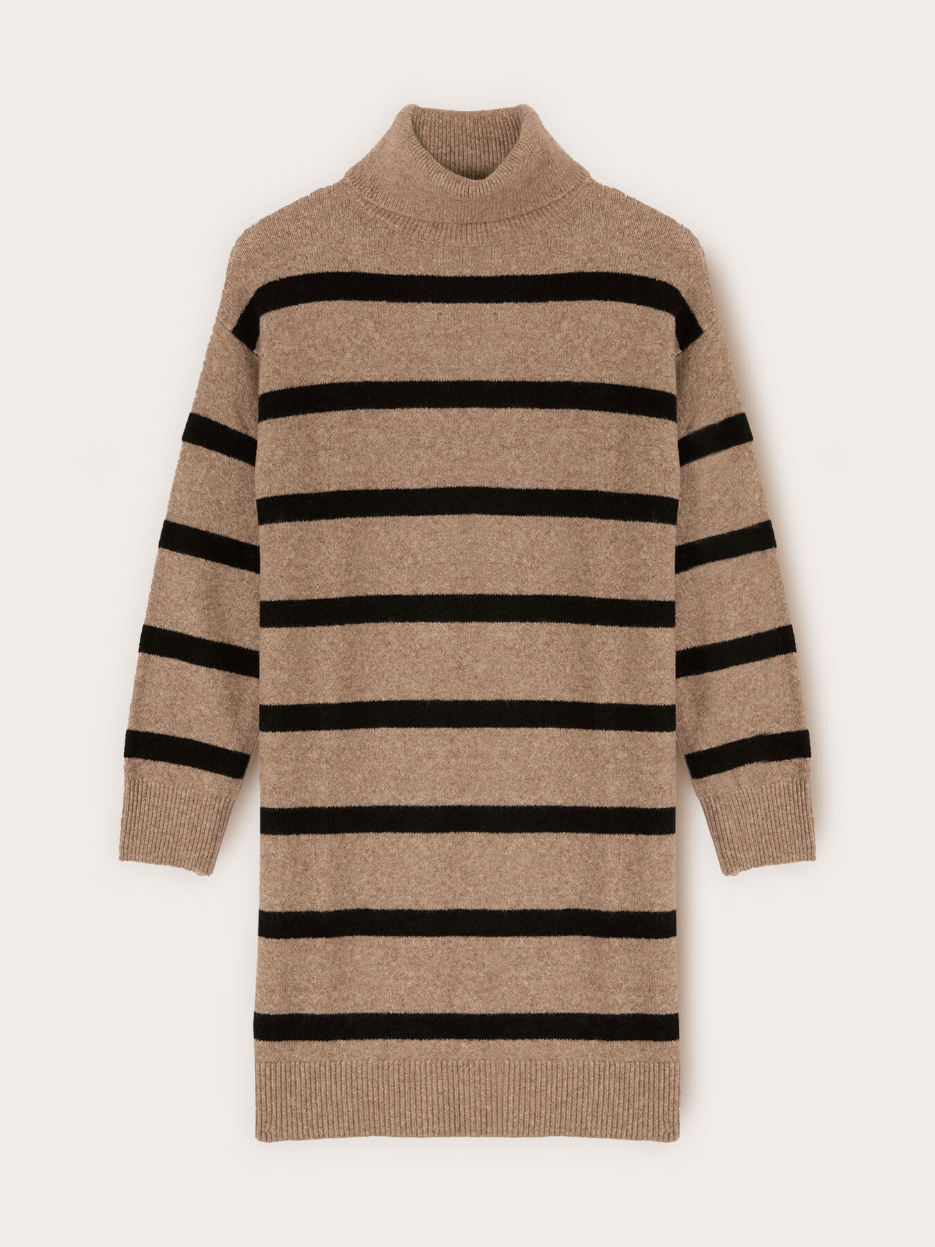 Striped knit dress image number 4