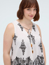 Top en viscose avec imprim&eacute; image number 3