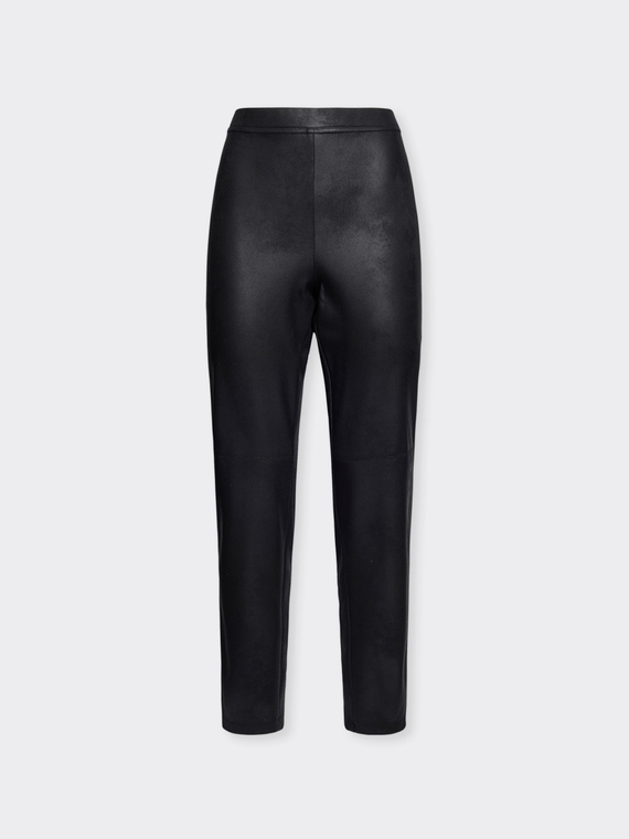 Pantalon enduit à coutures milanaises