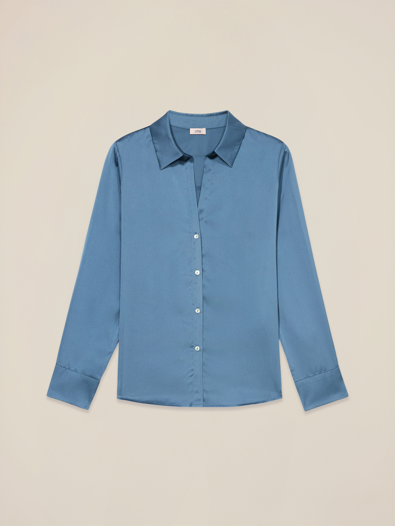 Camicia in raso image number 3