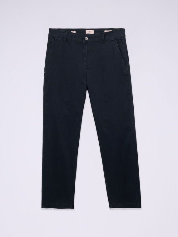Pantaloni chino din amestec de tencel