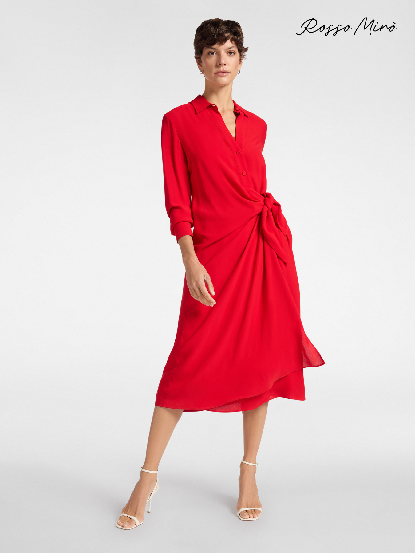 Georgette wrap dress image number 0