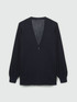 Cardigan mit Plissee-Verarbeitung image number 4
