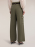 Palazzo pants with cargo pockets image number 1