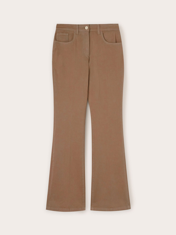 Drill bootleg trousers