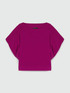 Boxy opaque satin blouse image number 4