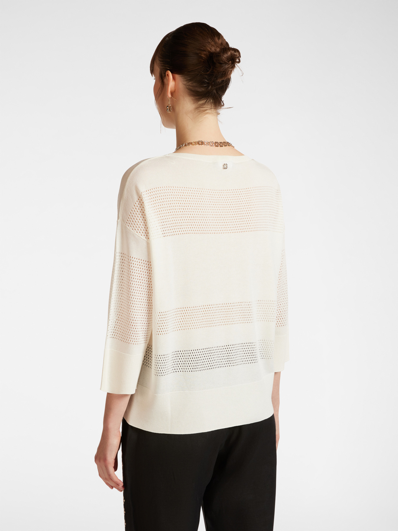 Openwork sweater image number 1