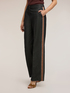Palazzo pants with side bands image number 3