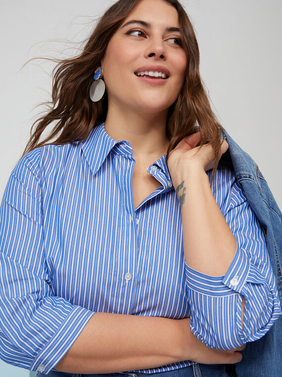 Gestreifte Hemdbluse
