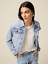 Veste en jean avec micro-cristaux image number 3