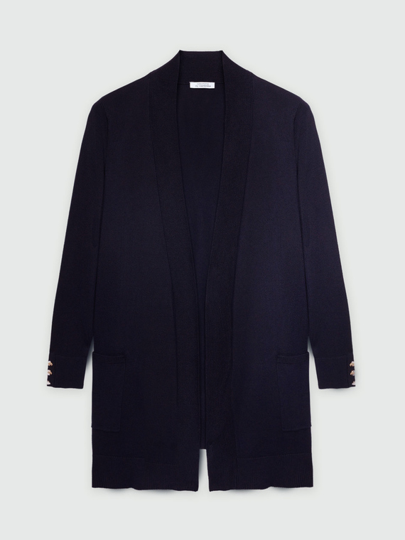 Maxi-Cardigan mit Viskose LENZING™ ECOVERO™