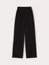 Pantalones palazzo de mezcla de lino image number 4
