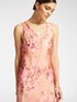 Vestido raso flores image number 2