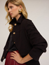 Veste en mélange de viscose avec pattes d'épaule image number 3