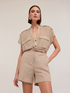 Sahara-Hemd aus laminiertem Georgette image number 2