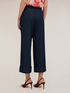 Pantaloni cropped in denim misto lyocell image number 2