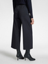 Cropped trousers in stretch jacquard image number 1