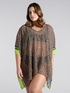 Spotted print kaftan image number 3