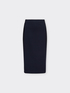 Straight skirt in Milano stitch image number 4